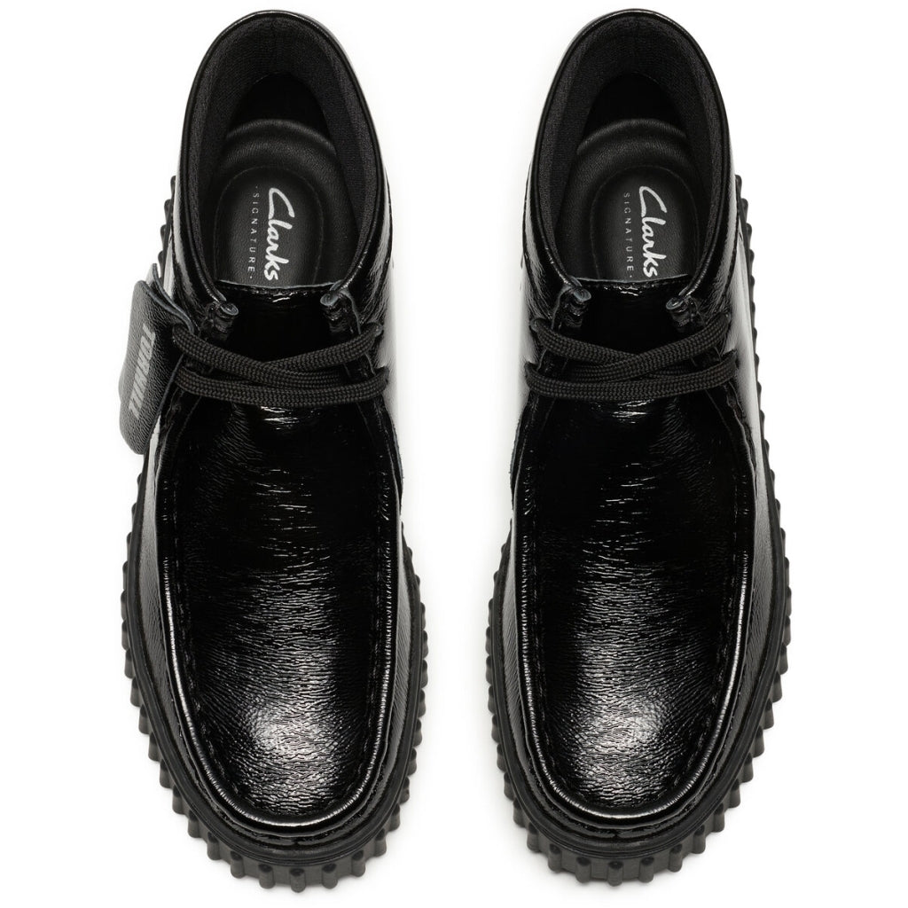 Clarks Torhill Moss Sort Patent Dame