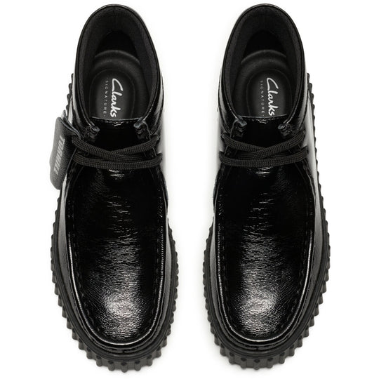 Clarks Torhill Moss Sort Patent Dame