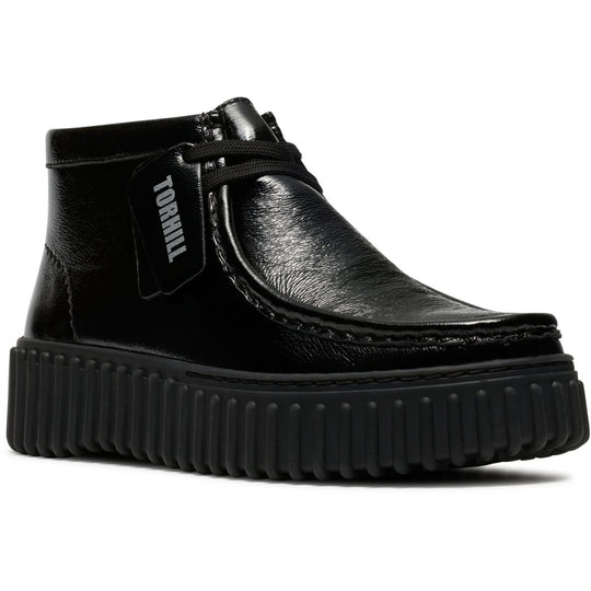 Clarks Torhill Moss Sort Patent Dame