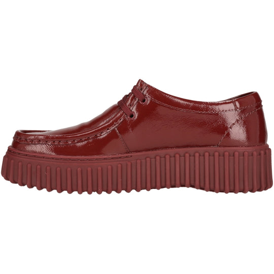 Clarks Torhill Bee Burgundy Patent