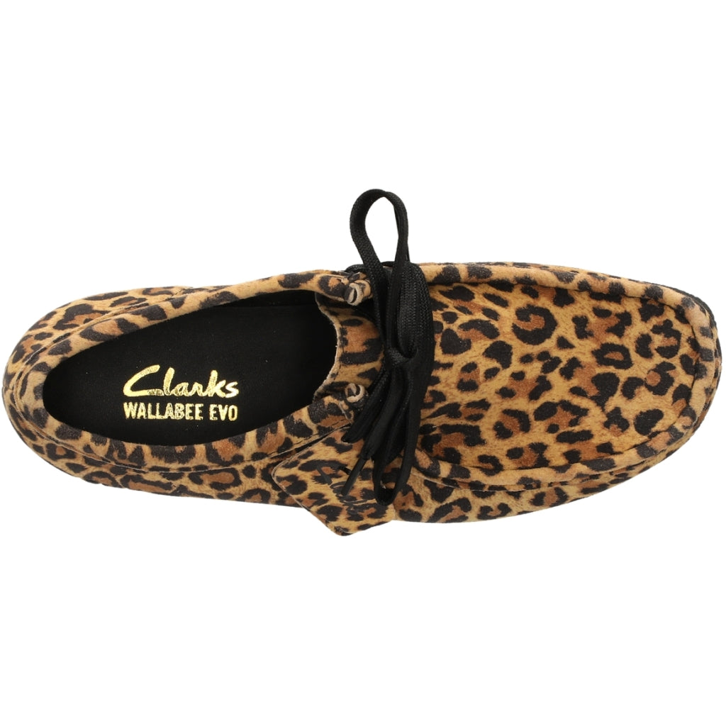 Clarks Wallabee EVOSh Leopard Ruskind