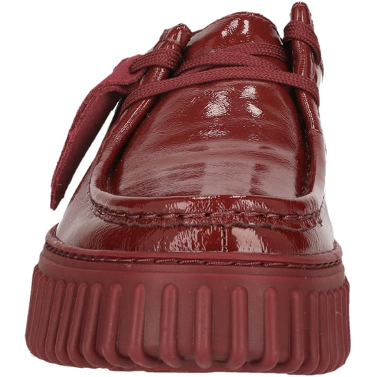 Clarks Torhill Bee Burgundy Patent