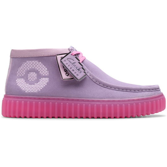 Clarks Torhill Explore Pokemon D Lyserød-Lilla Ruskind