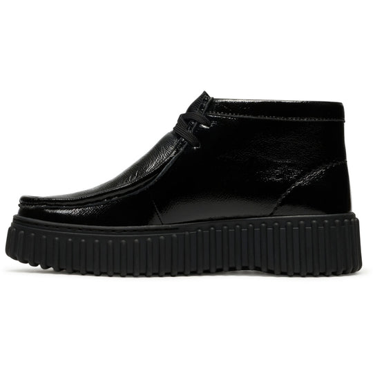 Clarks Torhill Moss Sort Patent Dame