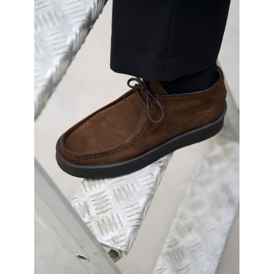 Playboy ORG.42 - brun ruskind læder