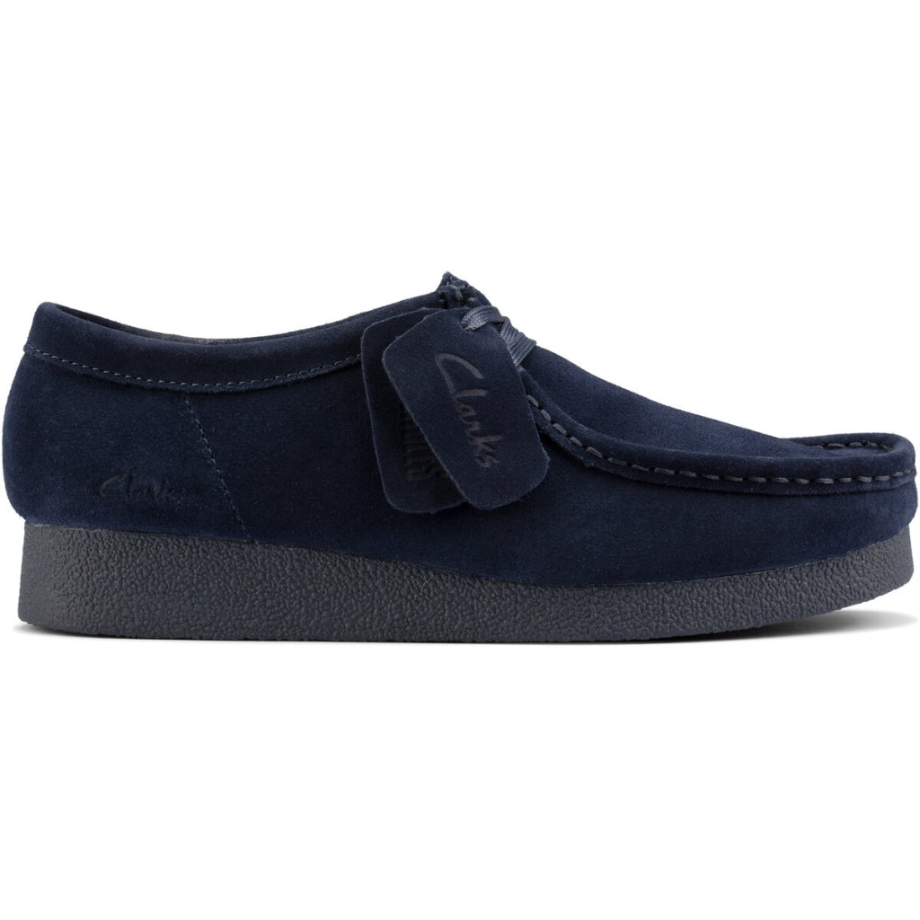 Clarks Wallabee EVOSH  - marineblå ruskind