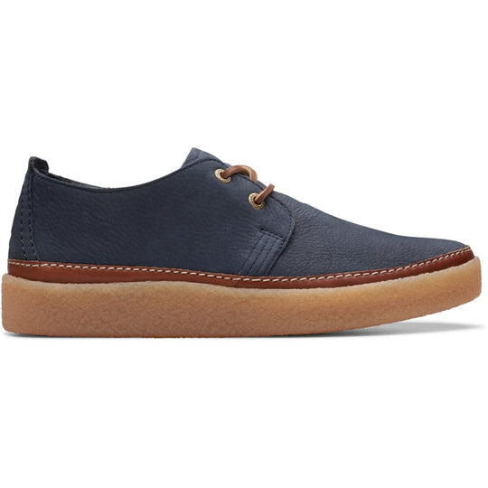 Clarks Clarkwood Low Navy Nubuck Leather