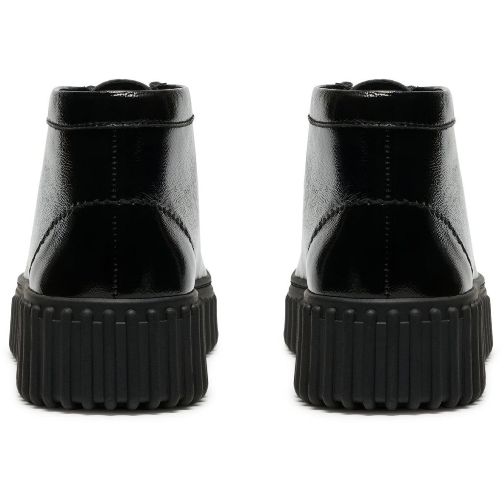 Clarks Torhill Moss Sort Patent Dame