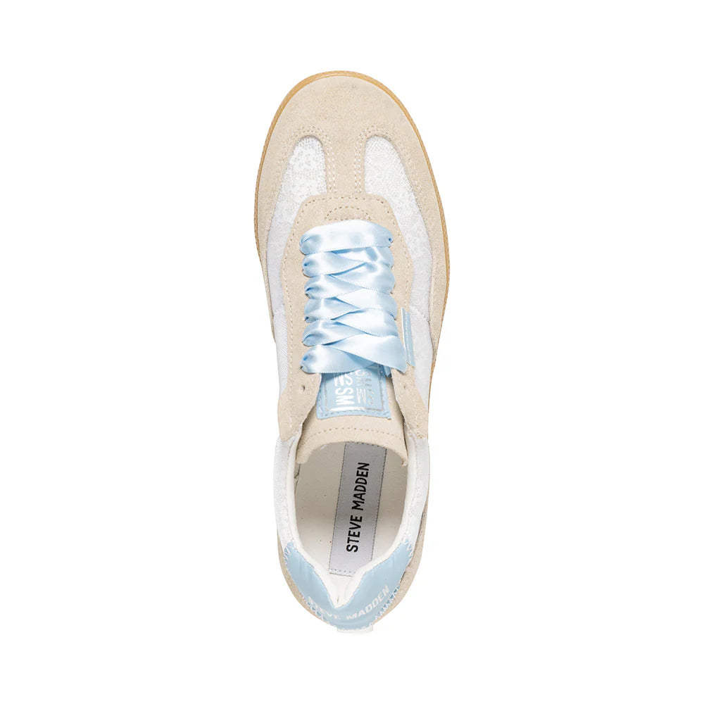 Steve Madden Emporia Hvid/Blå Sneaker Dame