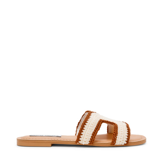 Steve Madden Zarnia Brun/Hvid Sandal