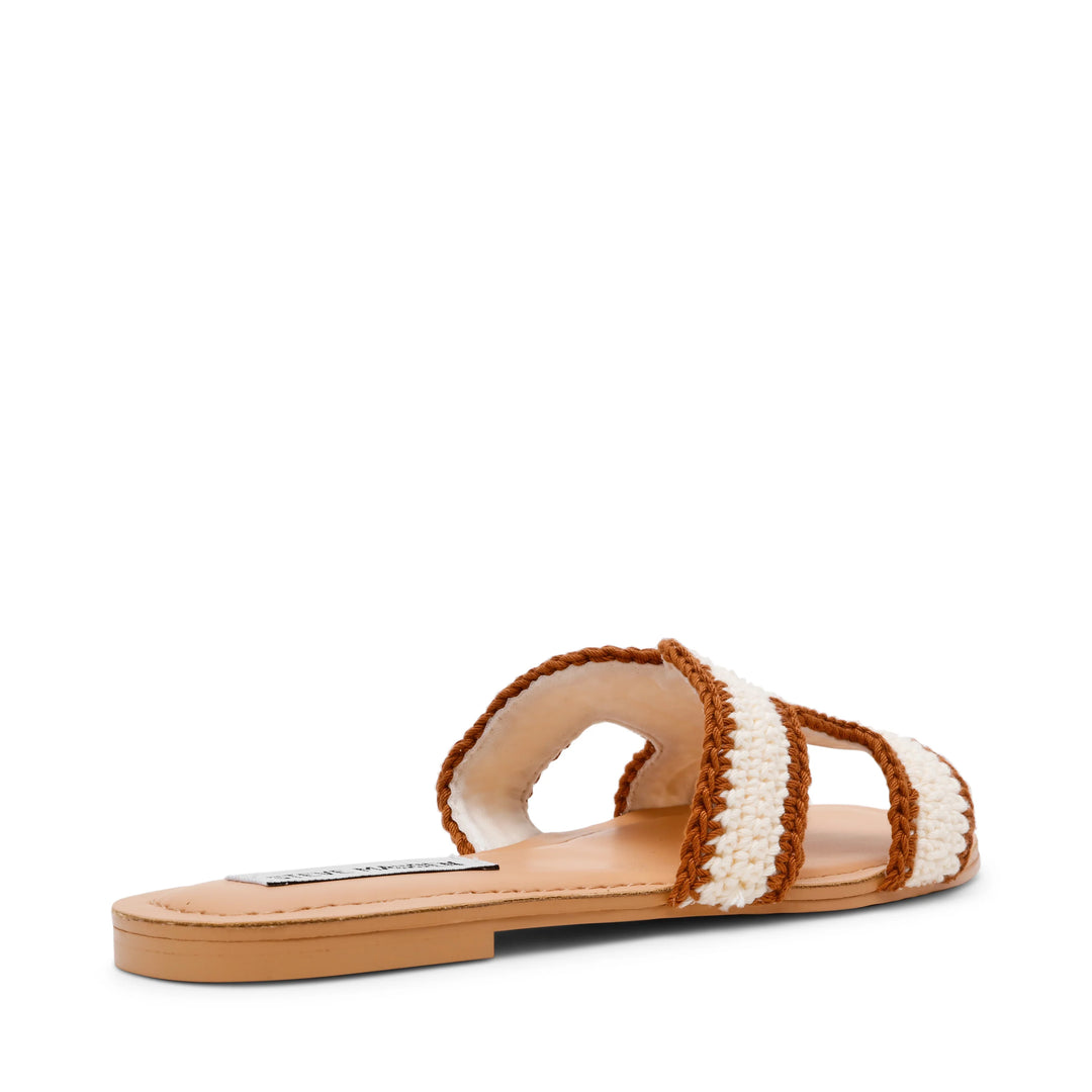 Steve Madden Zarnia Brun/Hvid Sandal