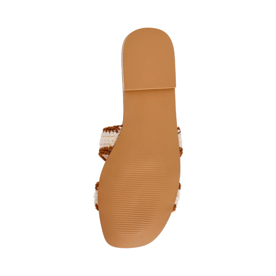 Steve Madden Zarnia Brun/Hvid Sandal