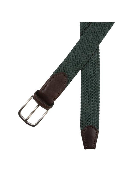 Portia Green Braided Elastic Belts