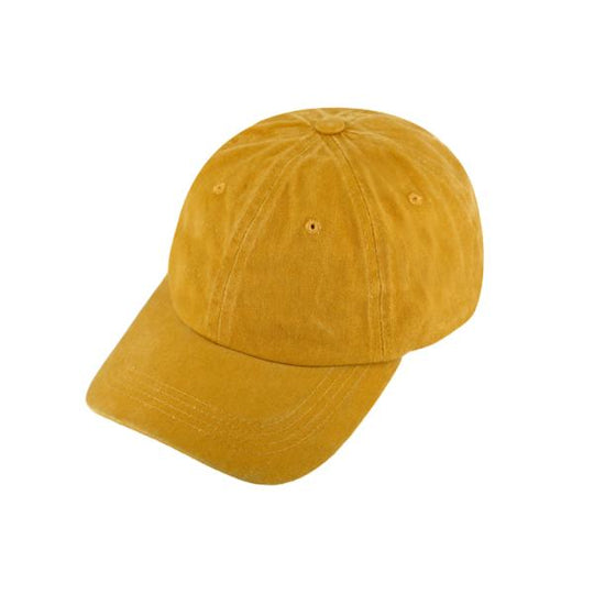 Fiebig Baseballcap Washed Cotton Solid UV Protection