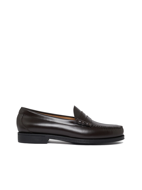 G.H BASS Weejun II Larson Moc Mørkebrun Leather Penny Loafers