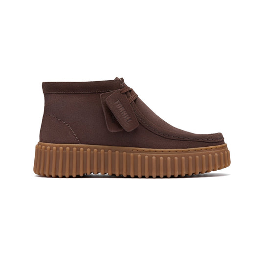 Clarks Torhill Moss Mørkebrun Ruskind Dame