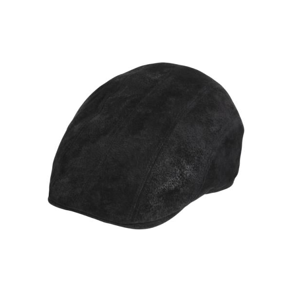 Fiebig Black Flatcap Leather