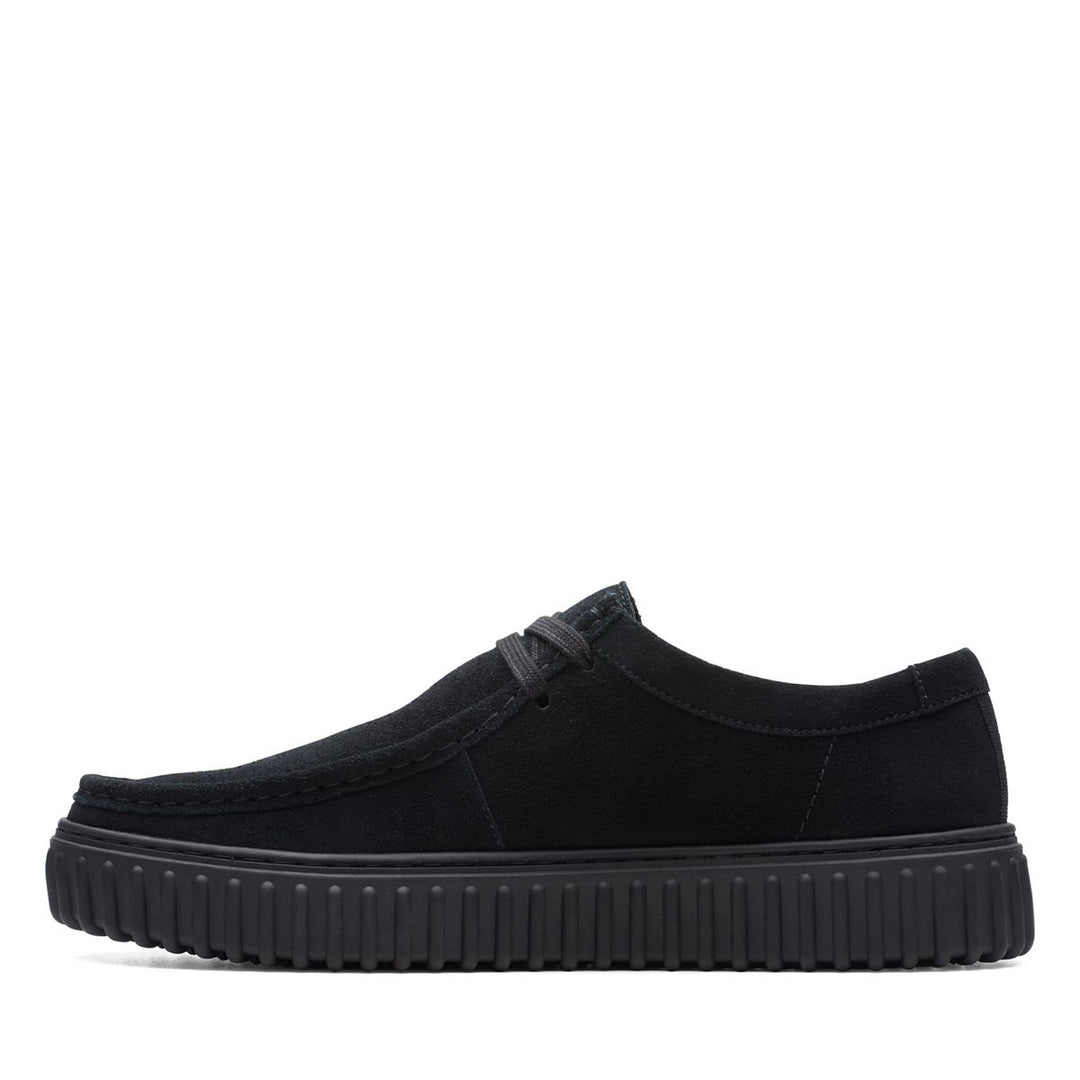 Clarks Torhill Lo Black Suede