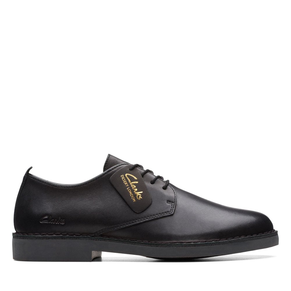 Clarks Desert London Black Leather