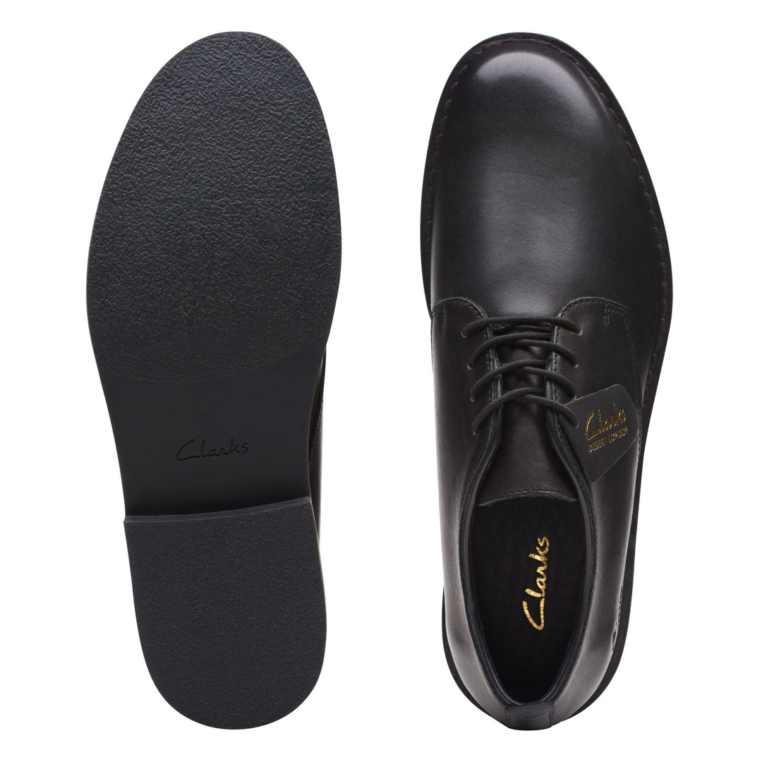 Clarks Desert London Black Leather