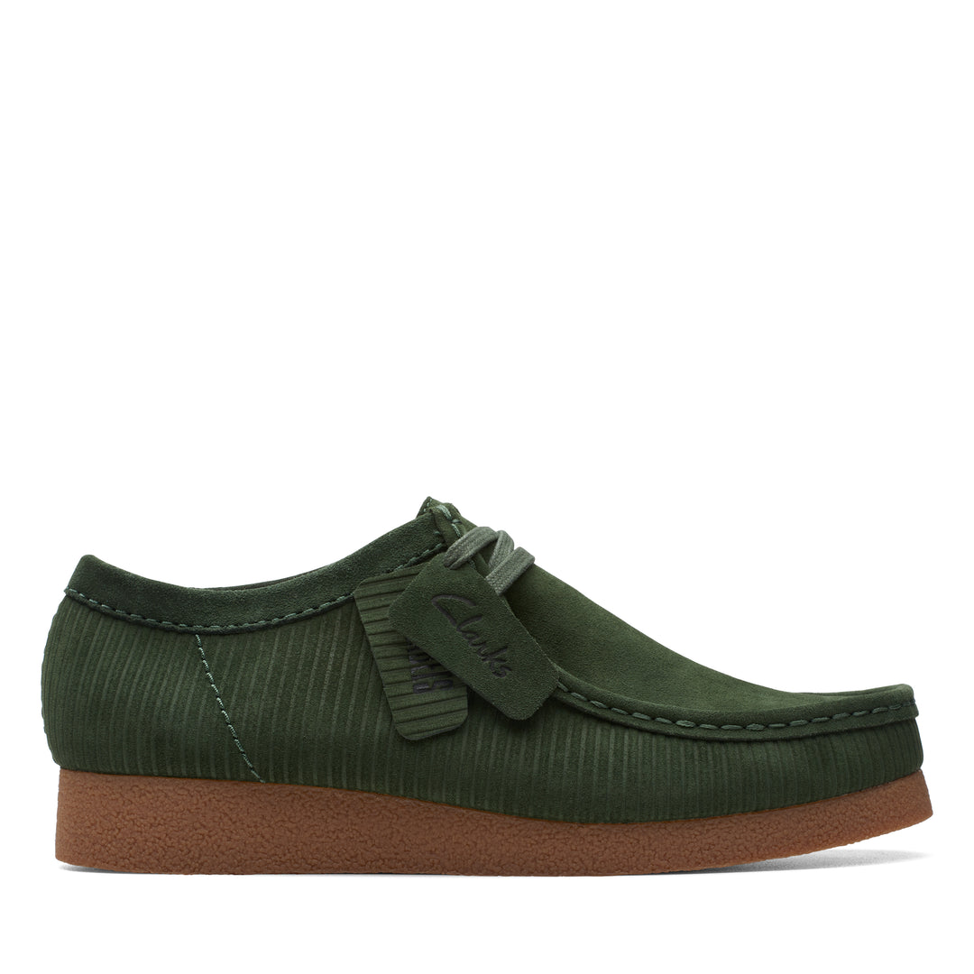 Clarks Wallabee EVO - mørkegrøn ruskind