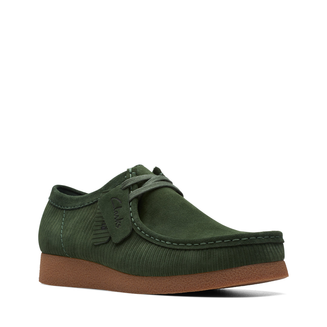 Clarks Wallabee EVO - mørkegrøn ruskind