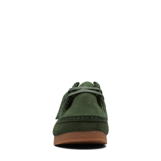 Clarks Wallabee EVO - mørkegrøn ruskind