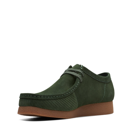 Clarks Wallabee EVO - mørkegrøn ruskind