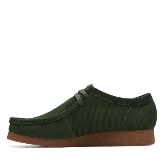 Clarks Wallabee EVO - mørkegrøn ruskind