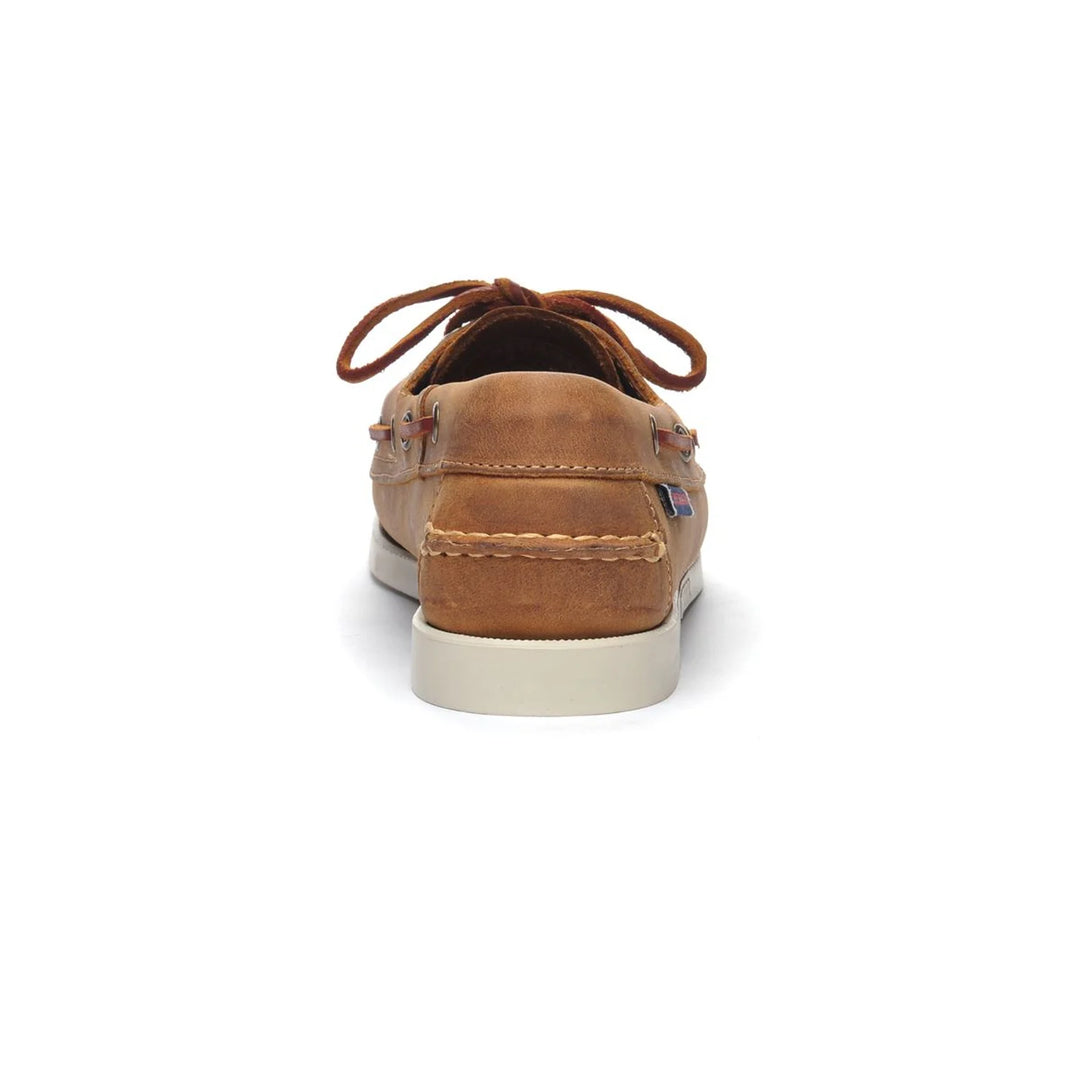 Sebago Docksides Crazy H Damen Brown Tan Leather