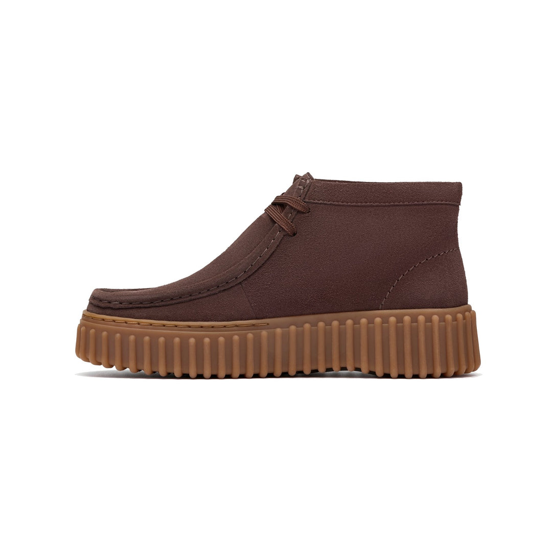 Clarks Torhill Moss Mørkebrun Ruskind Dame