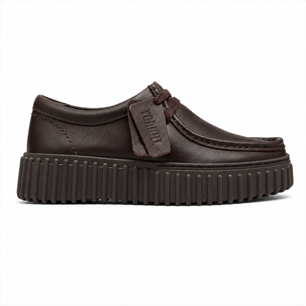 Clarks Torhill Bee Mørkebrun Læder Dame