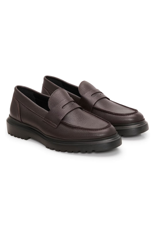 Matinique MABritton Grain Brun Loafer