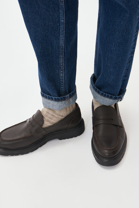 Matinique MABritton Grain Brun Loafer
