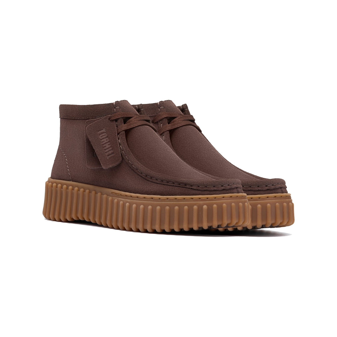 Clarks Torhill Moss Mørkebrun Ruskind Dame
