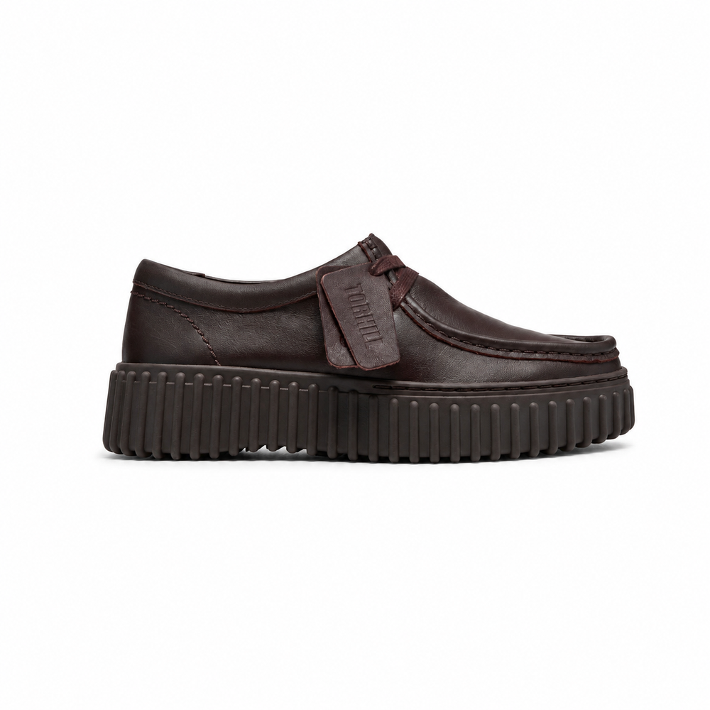 Clarks Torhill Bee Mørkebrun Læder Dame