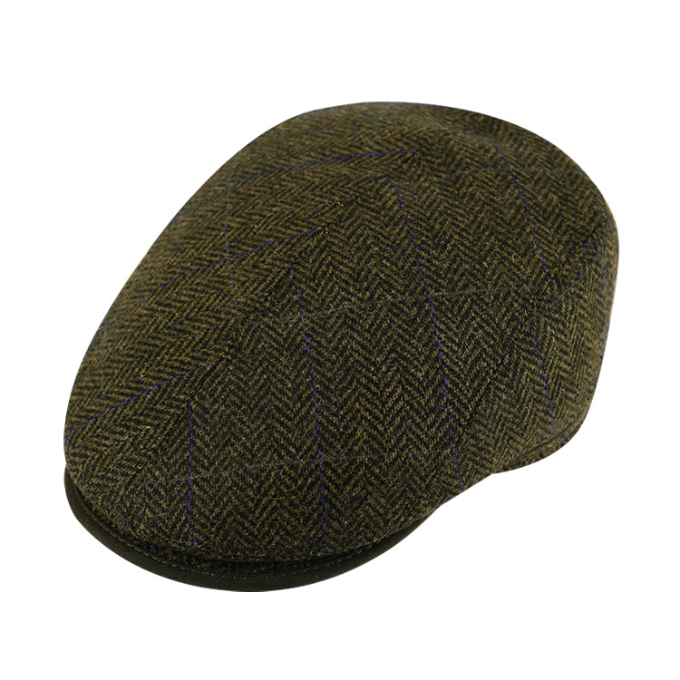 Fiebig Shetland Uld Grøn Flatcap