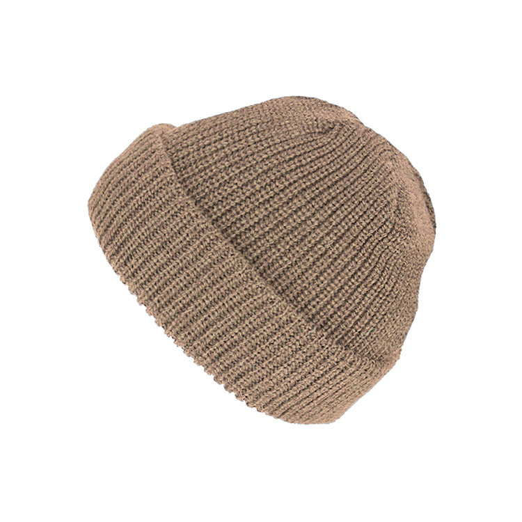 Fiebig beanie - hue i merinould BEIGE