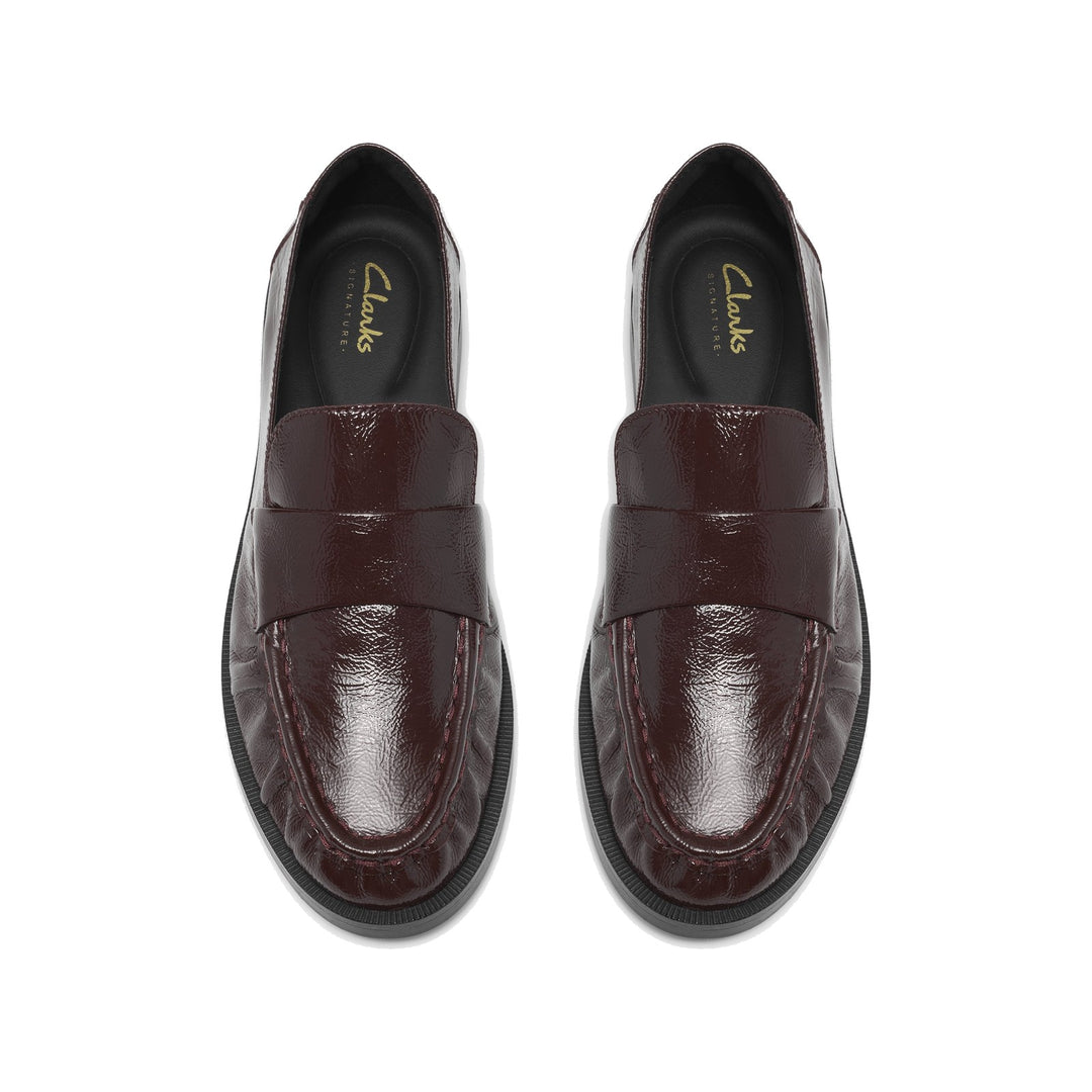 Clarks Straven2 Step Bordeaux Patent Dame