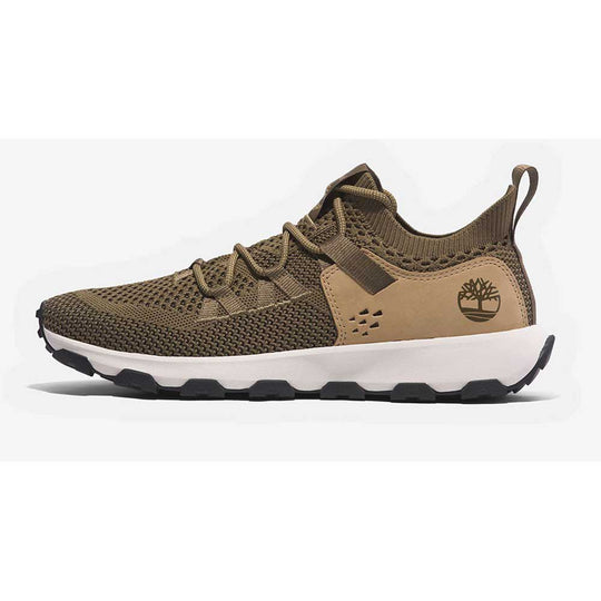 Timberland Winsor Trail Low Lace Low Lace Up Sneaker Olive Knit