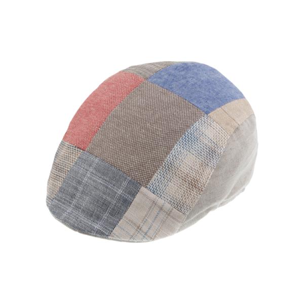 Fiebig Flatcap Linen Patchwork