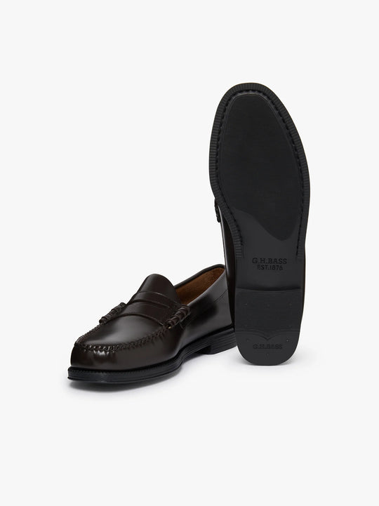 G.H BASS Weejun II Dame  Mørkebrun Leather Penny Loafers
