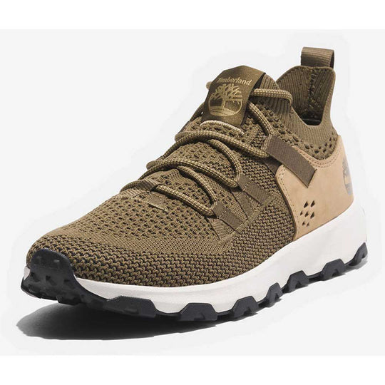 Timberland Winsor Trail Low Lace Low Lace Up Sneaker Olive Knit