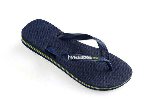 Havaianas Brasil Logo Sandler Mørkeblå