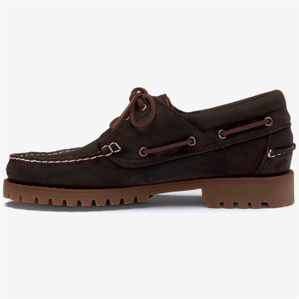 Sebago Acadia Suede Waxed 901 Dark Brown