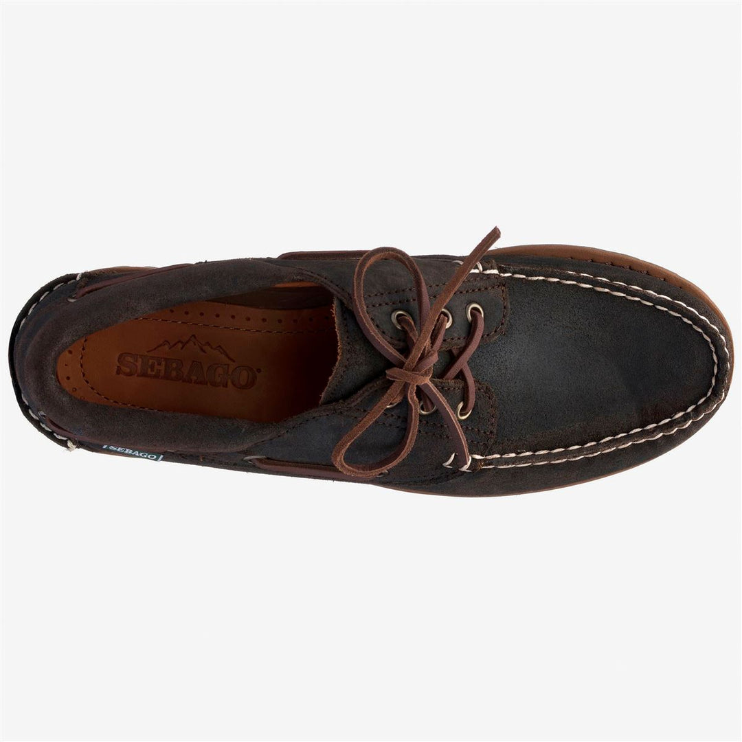 Sebago Acadia Suede Waxed 901 Dark Brown