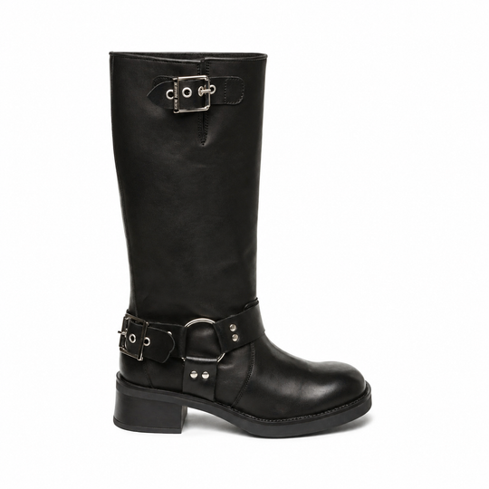 Steve Madden Beau Sorte pull-on støvler i læder Dame