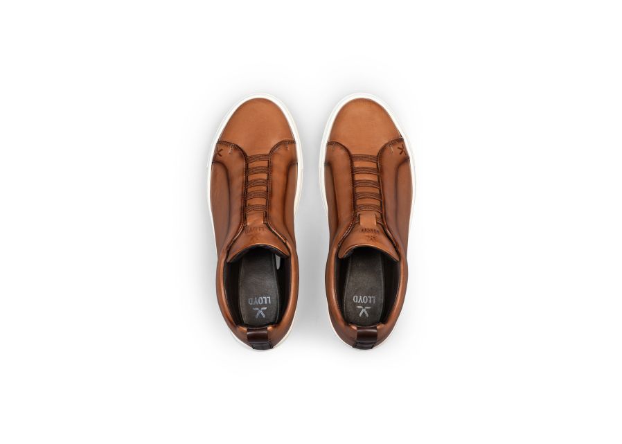 Lloyd Metro Flex Cognac Læder Sneaker