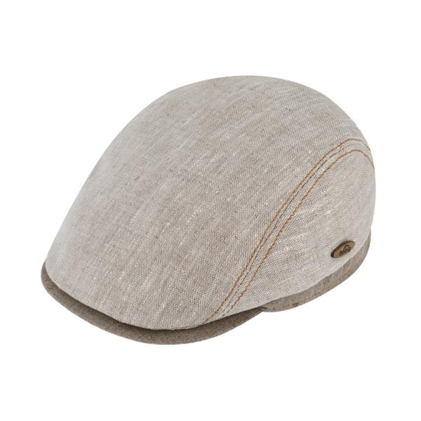 Fiebig Flatcap Linen With Bridge UV PRotection