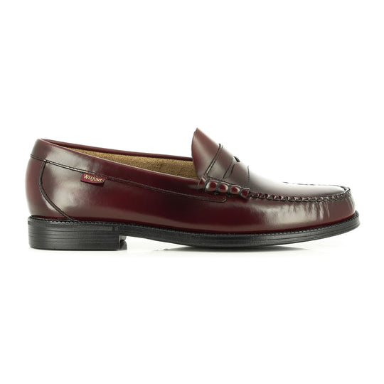 G.H BASS Weejun II Larson Moc Wine Leather Penny Loafers